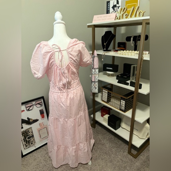 Sanctuary Women's Tie Detail Midi Dress NWT 14 - Picture 11 of 12